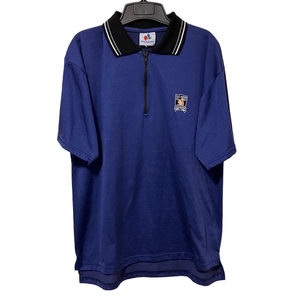 2007 U.S. Open Oakmont Country Club Pittsbugh Pa Blue Polo Shirt